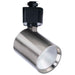 SATCO/NUVO 8W Round LED Track Head CCT Selectable 2700K/3000K/3500K/4000K/5000K Dim To Warm H Style 48 Degree Beam Angle 120V Brushed Nickel (TH766)