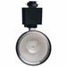 SATCO/NUVO 8W Round LED Track Head CCT Selectable 2700K/3000K/3500K/4000K/5000K Dim To Warm H Style 48 Degree Beam Angle 120V Brushed Nickel (TH766)