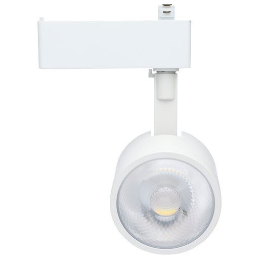 SATCO/NUVO Smart LED Track Head Round 12W 1100Lm 120V Starfish Enabled RGBTW Matte White Finish (TH903)
