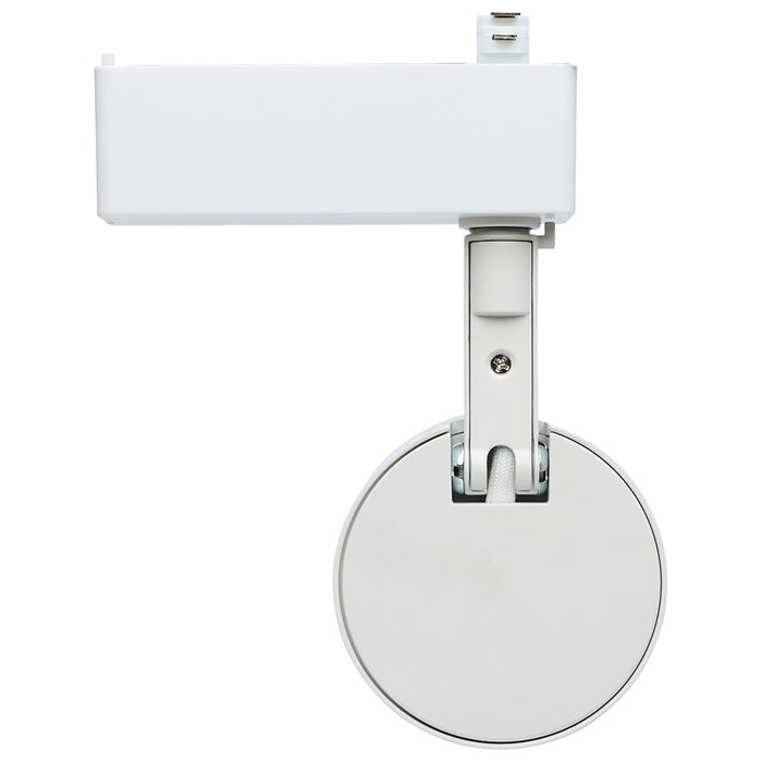 SATCO/NUVO Smart LED Track Head Round 12W 1100Lm 120V Starfish Enabled RGBTW Matte White Finish (TH903)