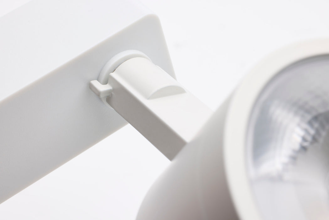 SATCO/NUVO Smart LED Track Head Round 12W 1100Lm 120V Starfish Enabled RGBTW Matte White Finish (TH903)