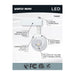 SATCO/NUVO Smart LED Track Head Round 12W 1100Lm 120V Starfish Enabled RGBTW Matte White Finish (TH903)