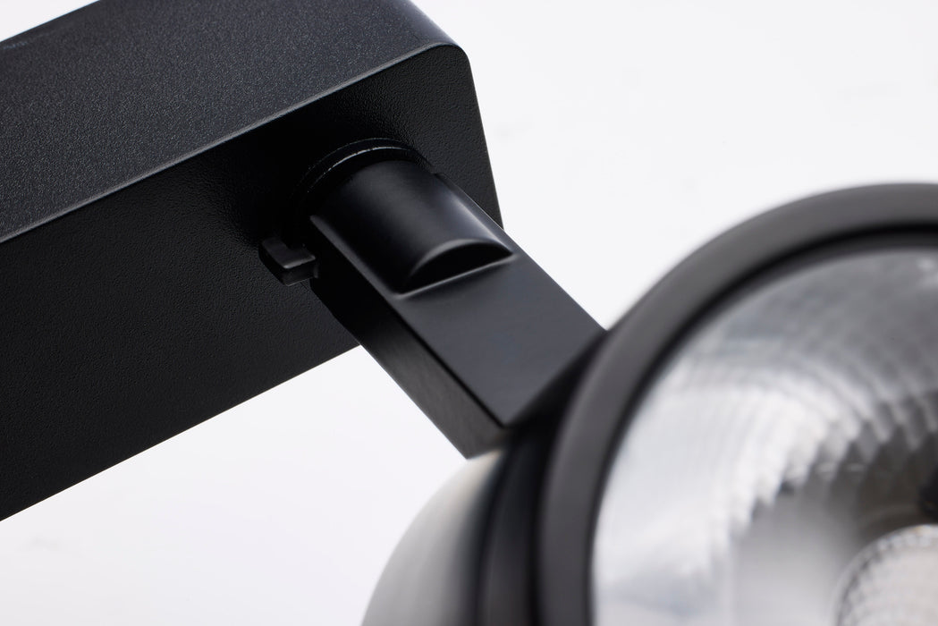 SATCO/NUVO Smart LED Track Head Round 12W 1100Lm 120V Starfish Enabled RGBTW Matte Black Finish (TH904)