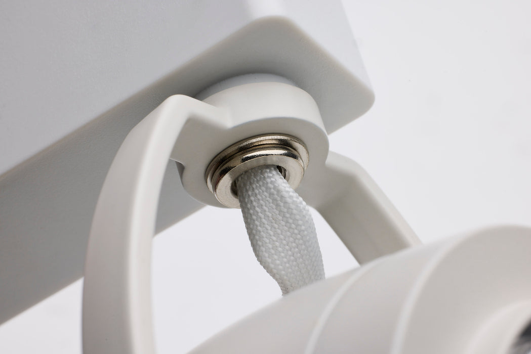 SATCO/NUVO Smart LED Track Head Pinch Back 12W 1100Lm 120V Starfish Enabled RGBTW Matte White Finish (TH913)