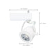 SATCO/NUVO Smart LED Track Head Pinch Back 12W 1100Lm 120V Starfish Enabled RGBTW Matte White Finish (TH913)