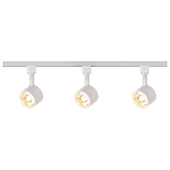 SATCO/NUVO Track Lighting Kit 12W LED 3000K 36 Degree Round Shape White Finish (TK403)
