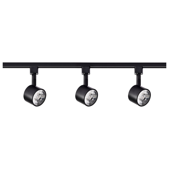 SATCO/NUVO Track Lighting Kit 12W LED 3000K 36 Degree Round Shape Black Finish (TK404)