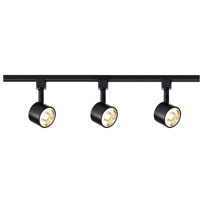 SATCO/NUVO Track Lighting Kit 12W LED 3000K 36 Degree Round Shape Black Finish (TK404)