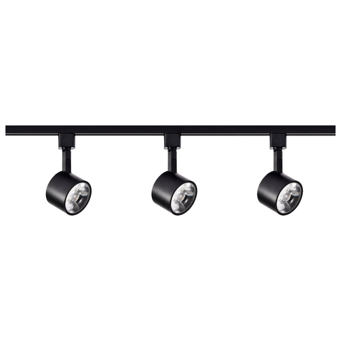 SATCO/NUVO Track Lighting Kit 12W LED 3000K 36 Degree Round Shape Black Finish (TK404)