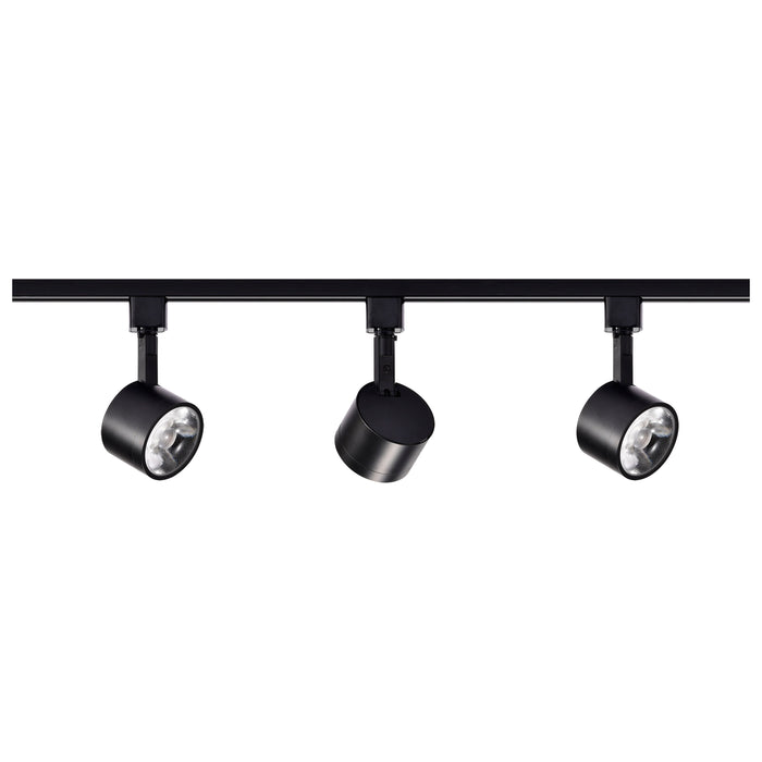 SATCO/NUVO Track Lighting Kit 12W LED 3000K 36 Degree Round Shape Black Finish (TK404)
