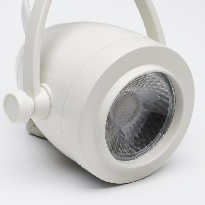 SATCO/NUVO Track Lighting Kit 12W LED 3000K 36 Degree Pinch Back Shape White Finish (TK413)