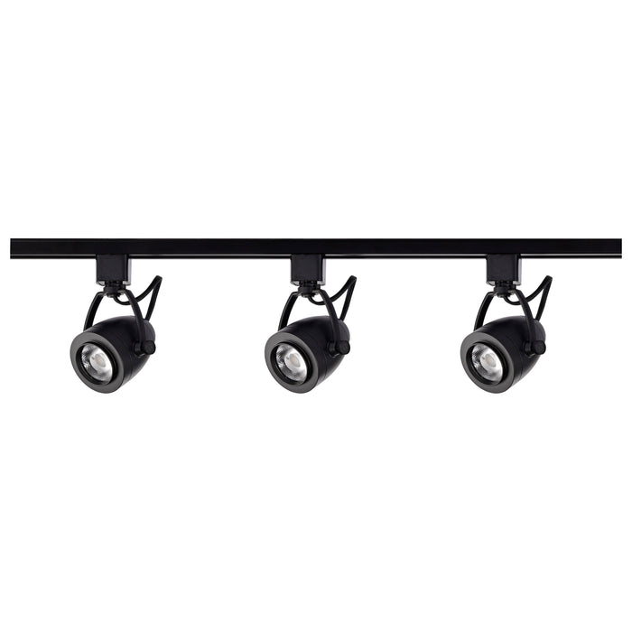 SATCO/NUVO Track Lighting Kit 12W LED 3000K 36 Degree Pinch Back Black Finish (TK414)