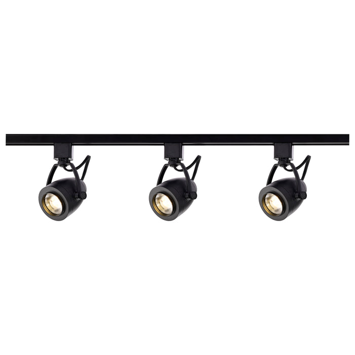 SATCO/NUVO Track Lighting Kit 12W LED 3000K 36 Degree Pinch Back Black Finish (TK414)