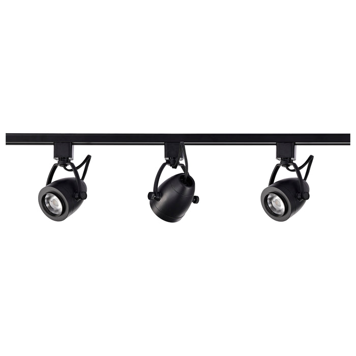 SATCO/NUVO Track Lighting Kit 12W LED 3000K 36 Degree Pinch Back Black Finish (TK414)
