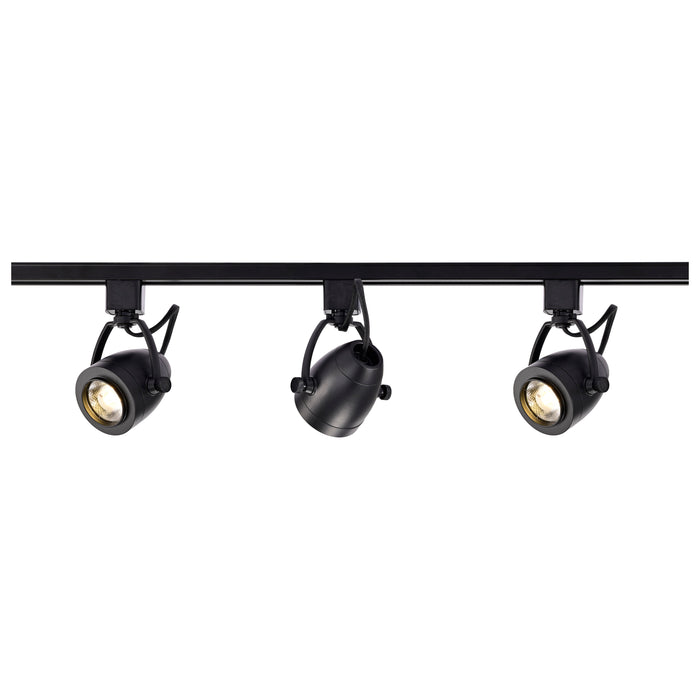 SATCO/NUVO Track Lighting Kit 12W LED 3000K 36 Degree Pinch Back Black Finish (TK414)