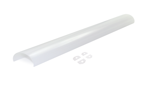 Fulham Vizion LED Accessories 11 Inch White Polycarbonate Diffuser Lens 82 Percent Transmissivity (TLEOPT120-003)