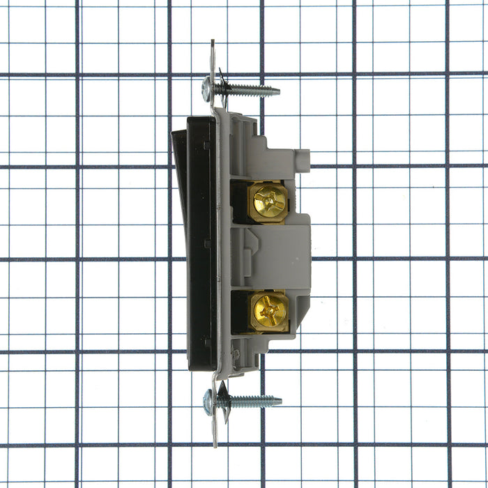 Pass And Seymour Radiant Switch 1P 15A 120/277V Black (TM870BK)