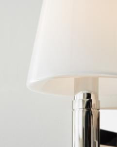 Generation Lighting Beckham Classic 3-Light Vanity Polished Nickel Finish With Milk White Glass Shades (TV1033PN)
