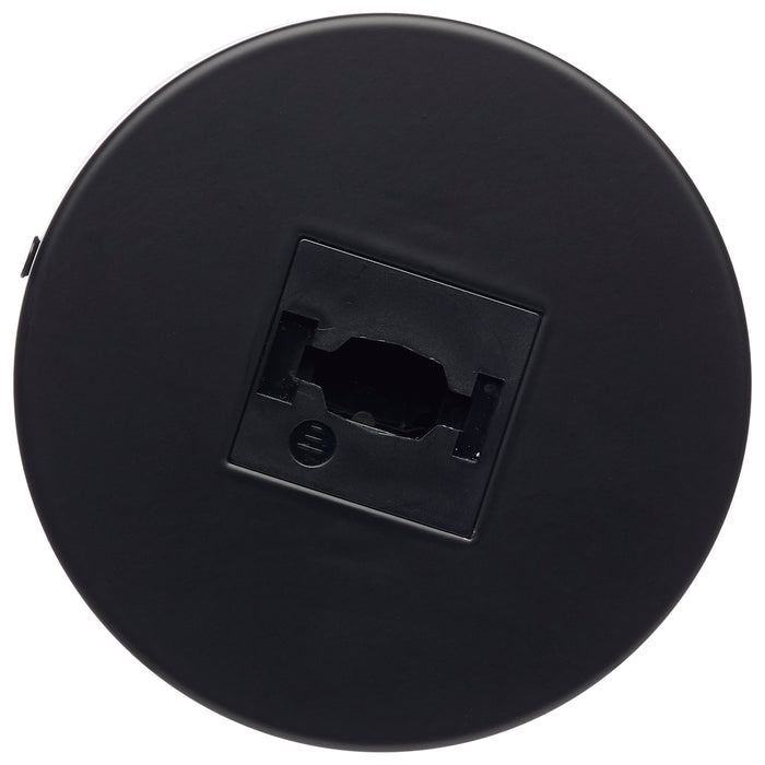 SATCO/NUVO Single Monopoint Adapter Round Black Finish (TP247)