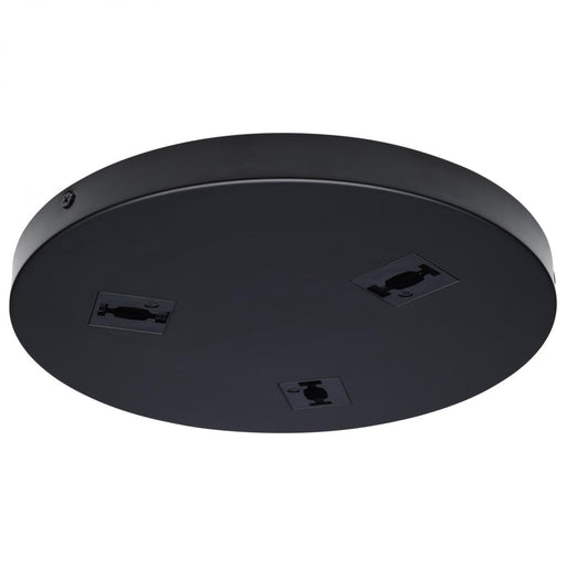 SATCO/NUVO Triple Monopoint Adapter Round Black Finish (TP249)
