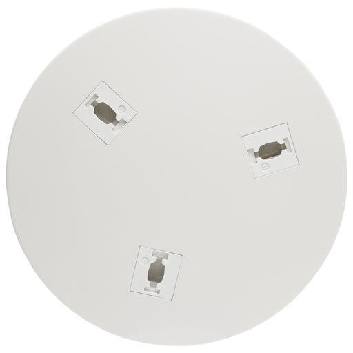 SATCO/NUVO Triple Monopoint Adapter Round White Finish (TP250)