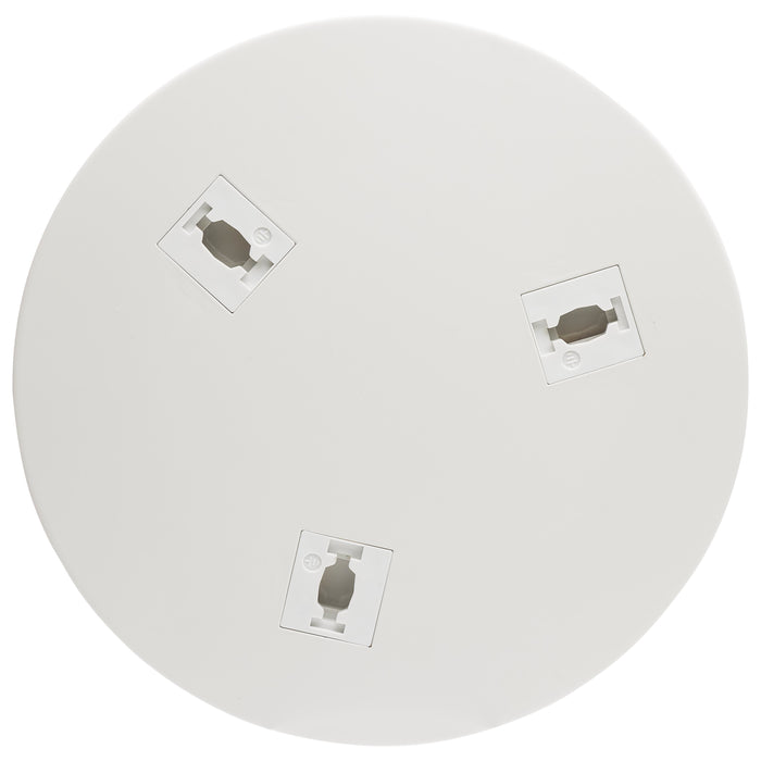 SATCO/NUVO Triple Monopoint Adapter Round White Finish (TP250)
