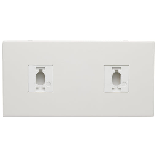 SATCO/NUVO Double Monopoint Adapter Rectangular White Finish (TP252)