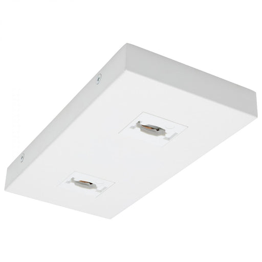 SATCO/NUVO Double Monopoint Adapter Rectangular White Finish (TP252)