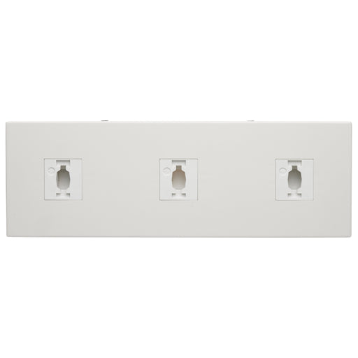 SATCO/NUVO Triple Monopoint Adapter Rectangular White Finish (TP254)