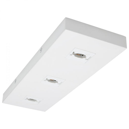 SATCO/NUVO Triple Monopoint Adapter Rectangular White Finish (TP254)