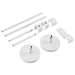 SATCO/NUVO Adjustable Track Pendant Kit White Finish H-Style (TP278)
