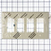 Pass And Seymour Trademaster Wall Plate Jumbo 4-Gang 4 Decorator Light Almond (TPJ264LA)