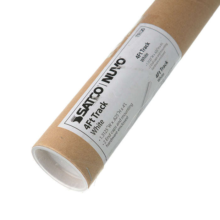 SATCO/NUVO 4 Foot-Track White Finish (TR120)