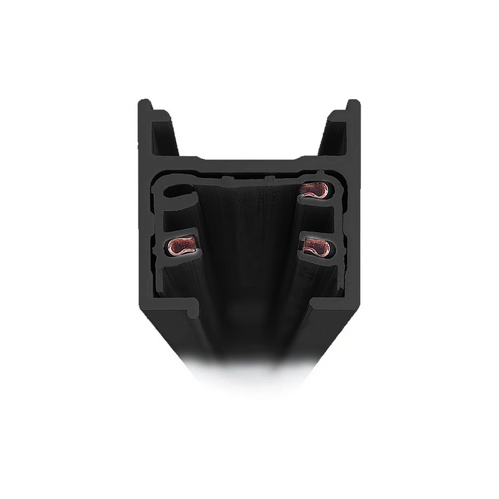 Philips Lightolier 6104DBK Advent Track System 1 And 2 Circuit 4 Foot Track With Dead End Black (#912401592177)