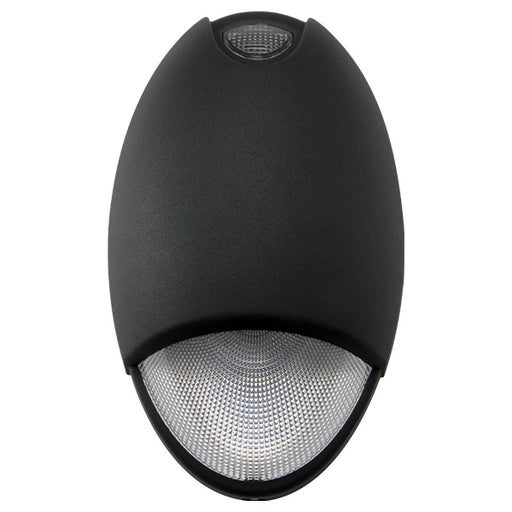 Exitronix Indoor/Outdoor Architectural Die Cast LED United AC And Emergency Lighting Self-Test/Self-Diagnostics Black Finish (TRL-ACEM-BL)