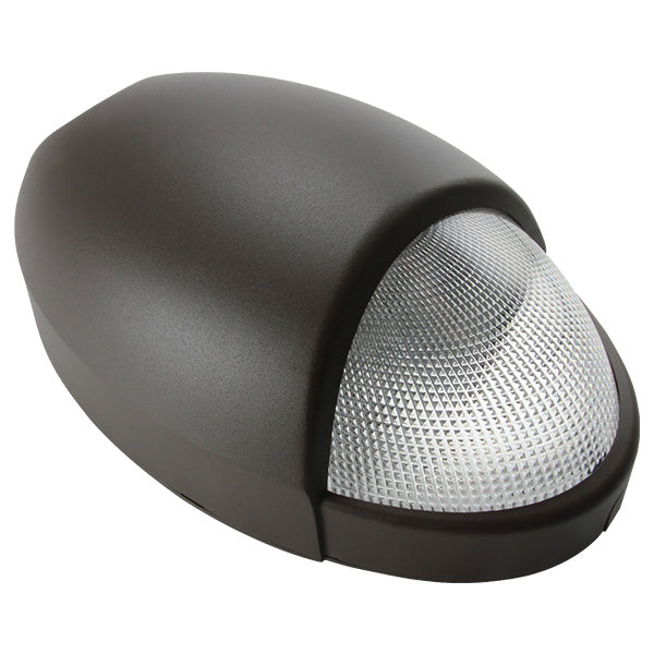 Exitronix Indoor/Outdoor Architectural Die Cast LED United AC And Emergency Lighting Self-Test/Self-Diagnostics Dark Bronze Finish (TRL-ACEM-BR)