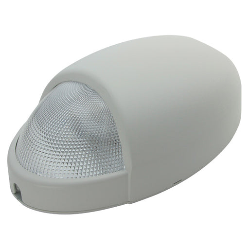 Exitronix Indoor/Outdoor Architectural Die Cast LED United AC And Emergency Lighting Self-Test/Self-Diagnostics White Finish (TRL-ACEM-WH)