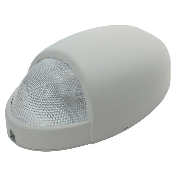 Exitronix Indoor/Outdoor Architectural Die Cast LED United AC And Emergency Lighting Self-Test/Self-Diagnostics White Finish (TRL-ACEM-WH)