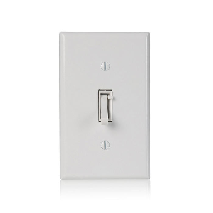 Leviton Toggle Slide Dimmer Switch For Dimmable LED/CFL And Incandescent Lighting Single-Pole Or 3-Way Installation (TSL01-10W)