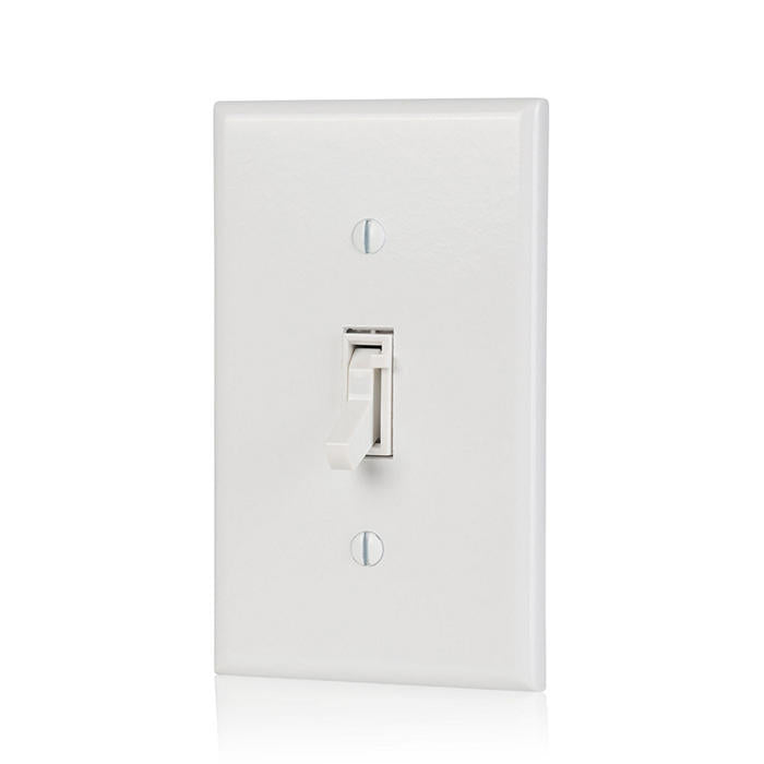 Leviton Toggle Slide Dimmer Switch For Dimmable LED/CFL And Incandescent Lighting Single-Pole Or 3-Way Installation (TSL01-10W)