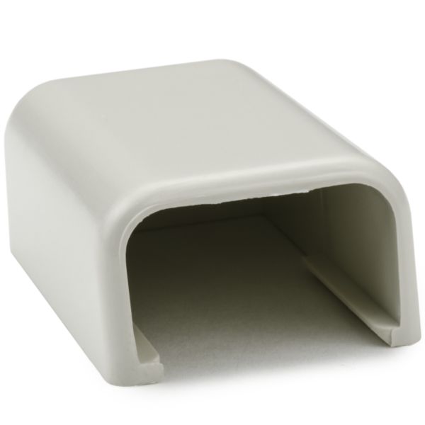 HellermannTyton End Cap 3/4 Inch PVC Office White 10 Individual Per Package (TSR1FW-36)