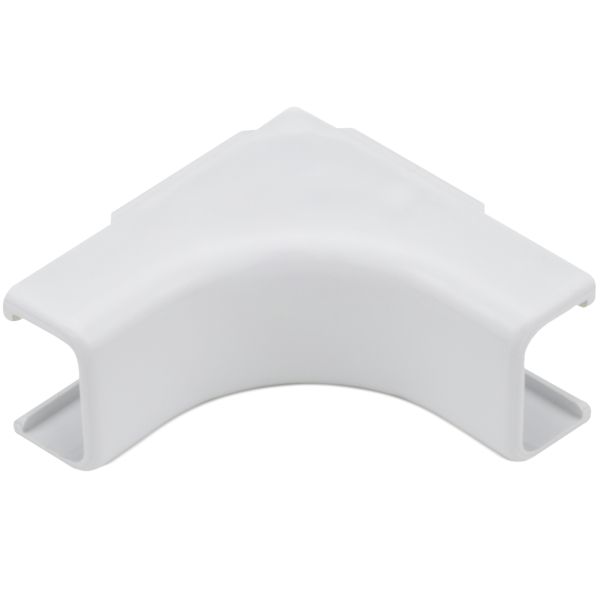 HellermannTyton Internal Corner Cover 3/4 Inch 1 Inch Bend Radius PVC White 1 Per Bag (TSR1W-33-1)