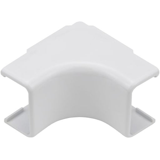 HellermannTyton Internal Corner Cover 1-1/4 Inch 1 Inch Bend Radius PVC White 1 Per Bag (TSR2W-33-1)