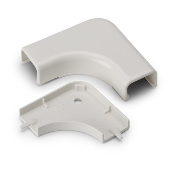 HellermannTyton Elbow Cover 3/4 Inch 1 Inch Bend Radius PVC Office White 1 Per Bag (TSRP1FW-25-1)