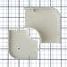 HellermannTyton Elbow Cover 1-3/4 Inch 1 Inch Bend Radius PVC Office White 1 Per Bag (TSRP3FW-25-1)