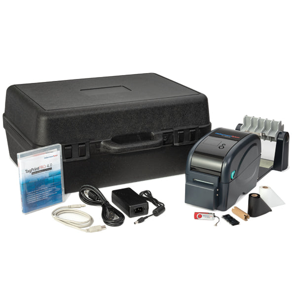 HellermannTyton TT130SMC Compact Thermal Transfer Printer Kit With Cutter 300 dpi Black 1 Per Package (556-00254)
