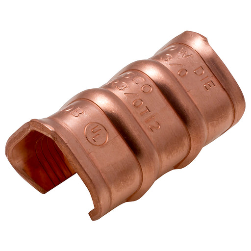 ILSCO Permaground Copper Thin Wall C-Tap Main Conductor Range 3/0-1/0 Tap Range 1/0-12 Yellow Color Code UL (TWCTR3/0T12)