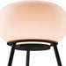 Bulbrite TRIPOD/TL/BK/OV Cordless Indoor Table Lamp Tripod 4W 3.7V 300Lm 2700K 90 CRI Black (K70303)