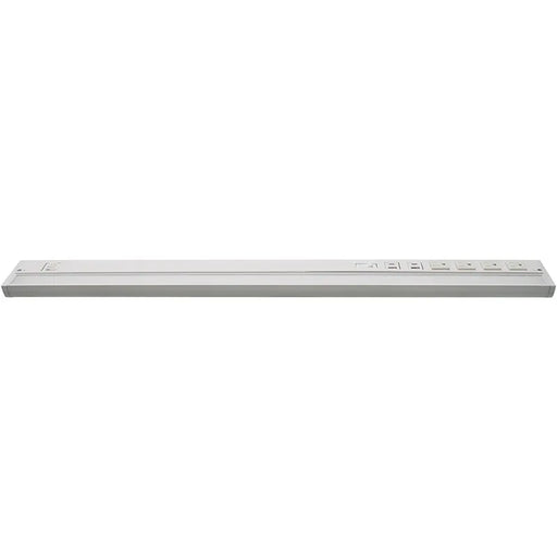 Westgate Manufacturing 32 Inch Swivel LED Under Cabinet Light CCT Selectable 2700K/3000K/3500K/4000K/5000K With 4 Receptacle And 2 Dual USB (UCR-32-WHT)