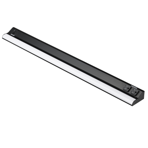 American Lighting 32 Inch LED Courant Undercabinet Fixture 20W CCT Selectable 2700K/3000K/3500K/4000K/5000K 90 CRI 120V Dimmable Black (UCR-5CCT-32-BK)